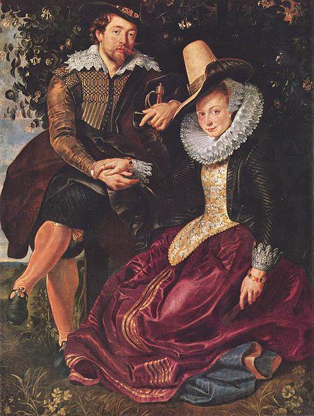 Peter Paul Rubens Rubens and Isabella Brant in the Honeysuckle Bower Norge oil painting art
